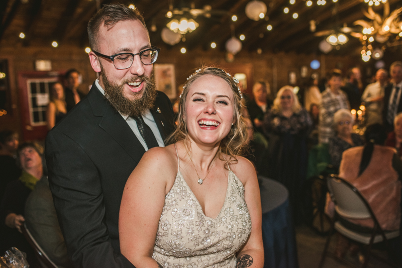 A cozy wedding under the stars at Camp Puh'Tuk in the Pines in Monkton Marlaynd by Britney Clause Photography