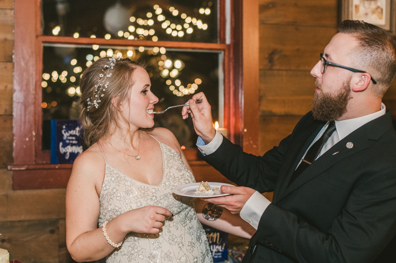 A cozy wedding under the stars at Camp Puh'Tuk in the Pines in Monkton Marlaynd by Britney Clause Photography