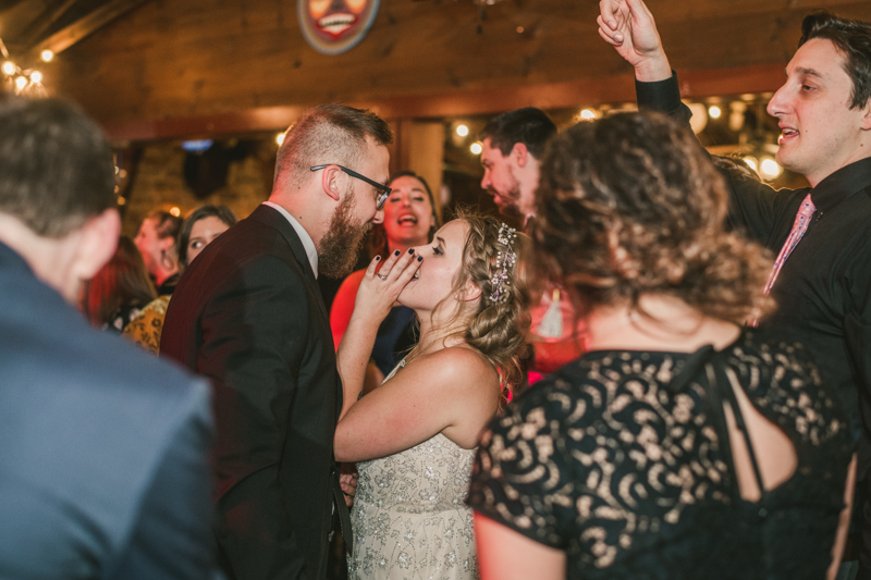 A cozy wedding under the stars at Camp Puh'Tuk in the Pines in Monkton Marlaynd by Britney Clause Photography