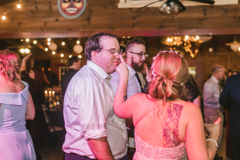 A cozy wedding under the stars at Camp Puh'Tuk in the Pines in Monkton Marlaynd by Britney Clause Photography