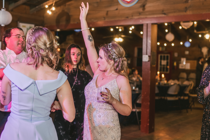 A cozy wedding under the stars at Camp Puh'Tuk in the Pines in Monkton Marlaynd by Britney Clause Photography