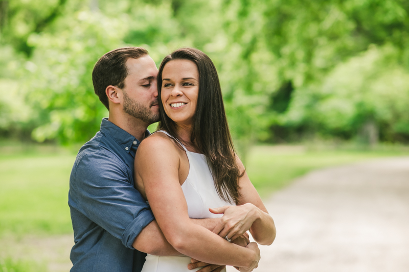 A summer engagement session at Patapsco Valley State Park in Elkridge by Britney Clause Photography