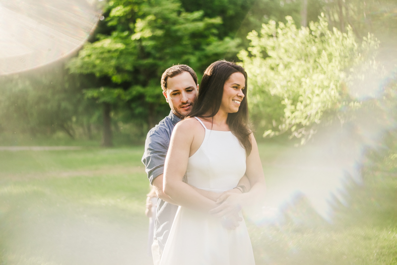 A summer engagement session at Patapsco Valley State Park in Elkridge by Britney Clause Photography