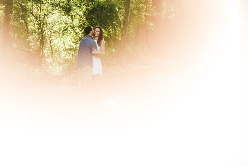 A summer engagement session at Patapsco Valley State Park in Elkridge by Britney Clause Photography