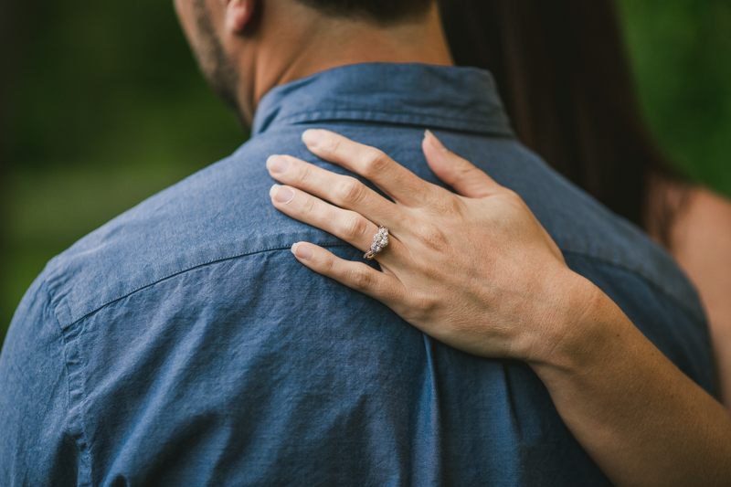 A summer engagement session at Patapsco Valley State Park in Elkridge by Britney Clause Photography