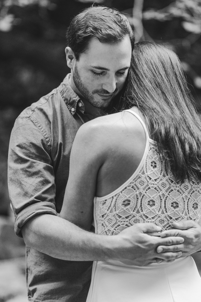 A summer engagement session at Patapsco Valley State Park in Elkridge by Britney Clause Photography