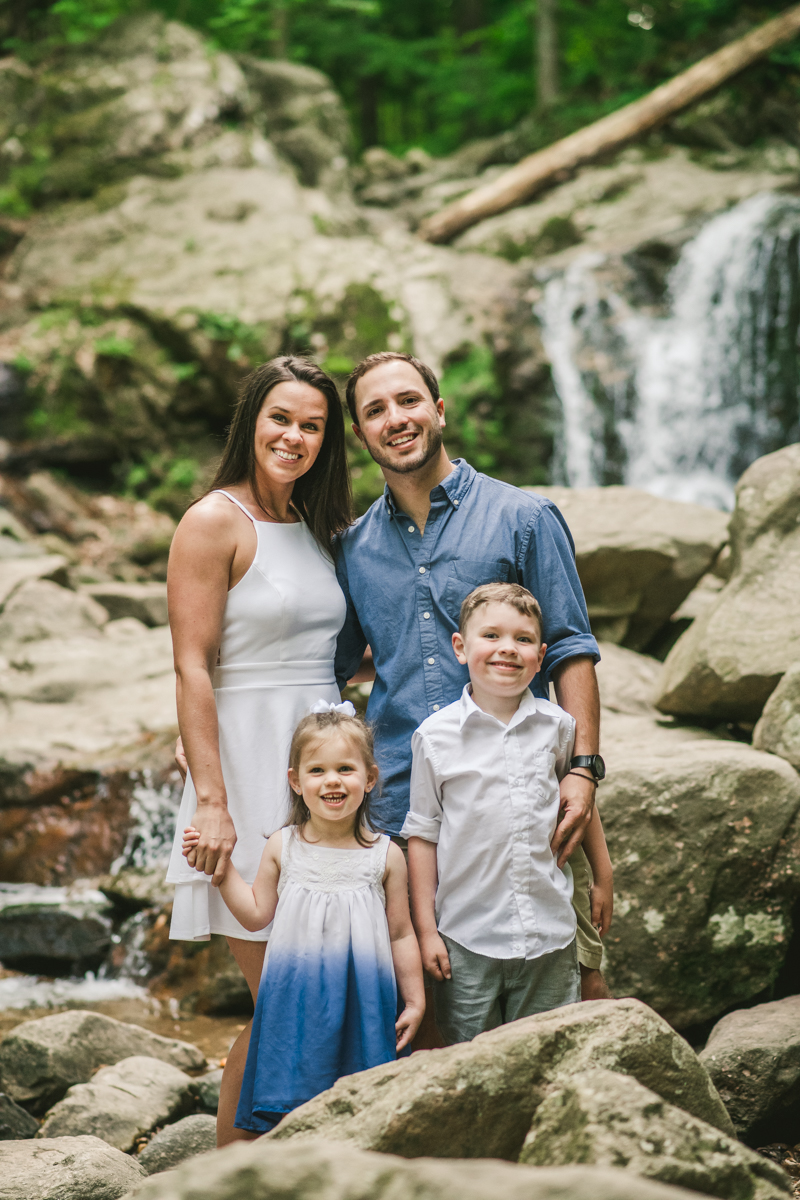 A summer engagement session at Patapsco Valley State Park in Elkridge by Britney Clause Photography