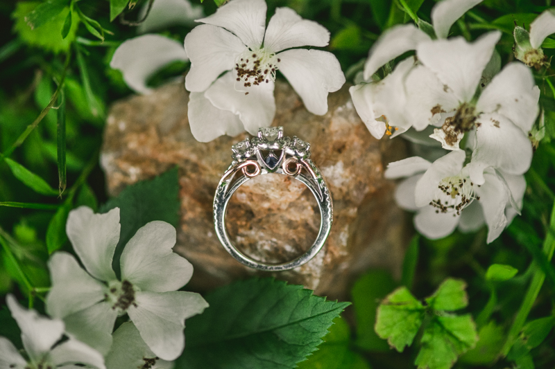 A summer engagement session at Patapsco Valley State Park in Elkridge by Britney Clause Photography