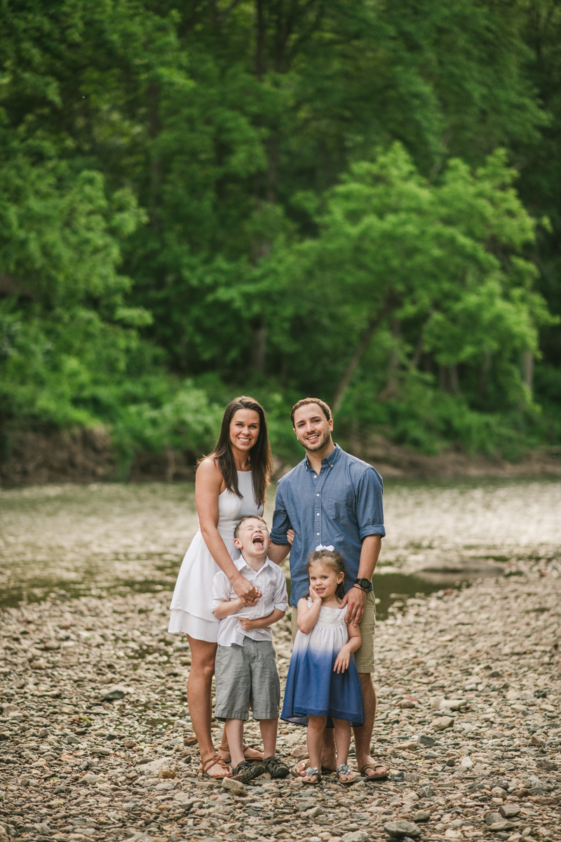 A summer engagement session at Patapsco Valley State Park in Elkridge by Britney Clause Photography