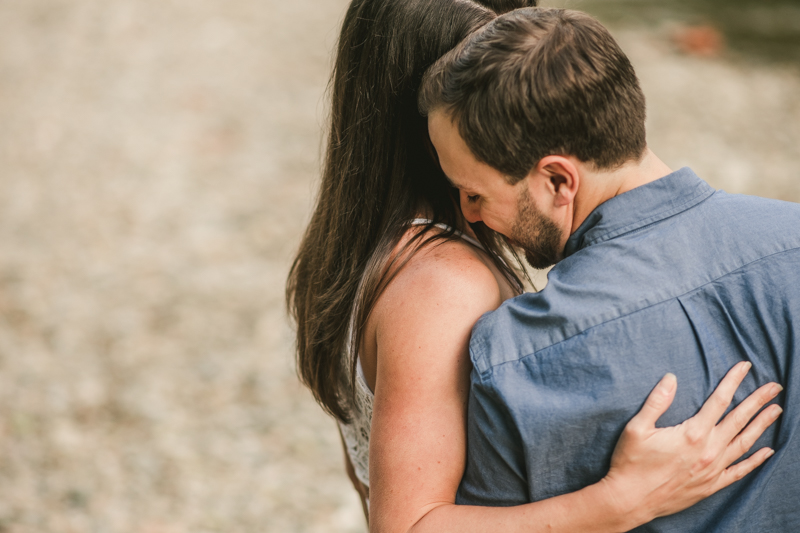 A summer engagement session at Patapsco Valley State Park in Elkridge by Britney Clause Photography