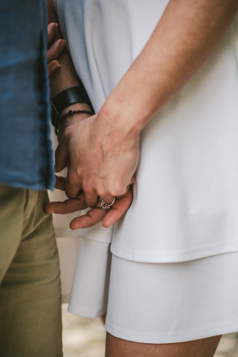 A summer engagement session at Patapsco Valley State Park in Elkridge by Britney Clause Photography