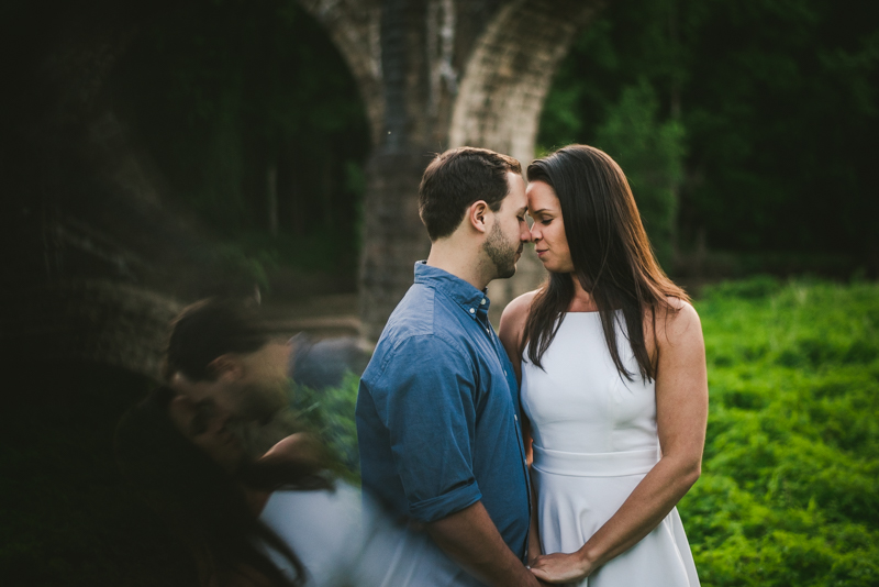 A summer engagement session at Patapsco Valley State Park in Elkridge by Britney Clause Photography