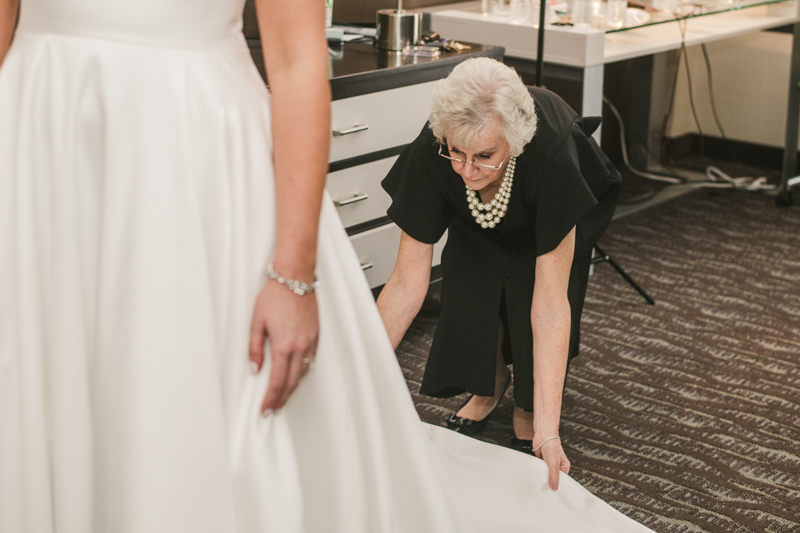 A gorgeous wedding at Mt Washington Mill Dye House in Baltimore, Maryland. Captured by Britney Clause Photography