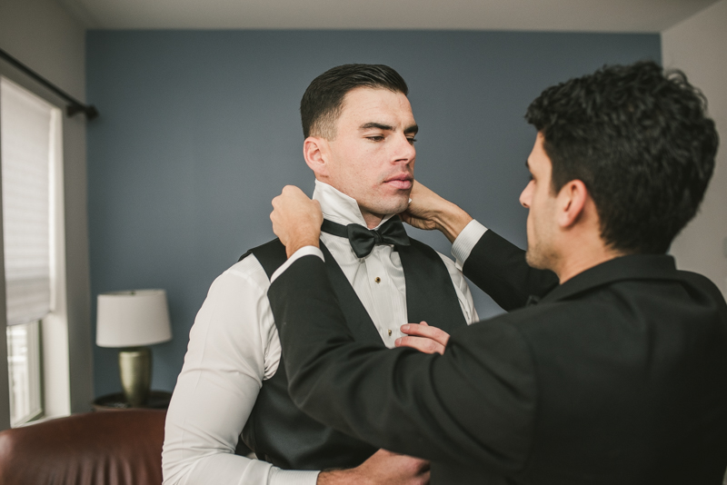 A gorgeous wedding at Mt Washington Mill Dye House in Baltimore, Maryland. Captured by Britney Clause Photography