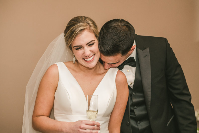 Stunning wedding bride and groom portraits at Mt Washington Mill Dye House in Baltimore, Maryland. Captured by Britney Clause Photography