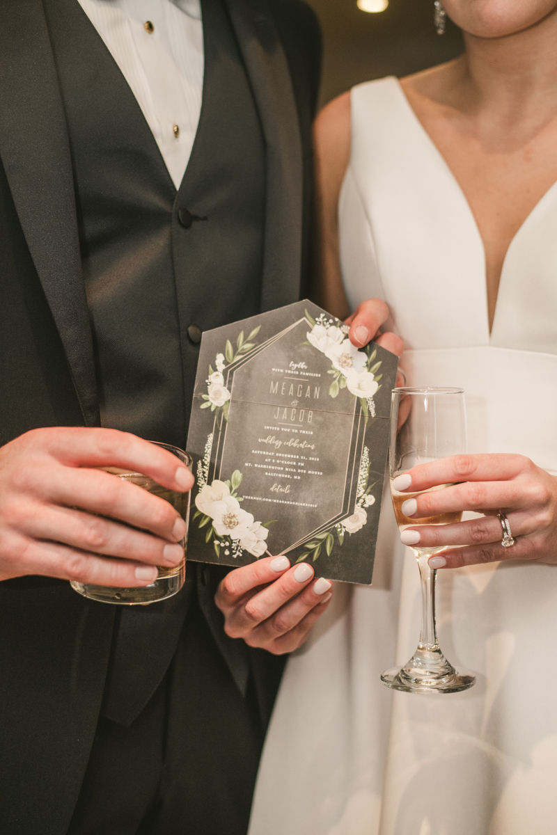 A gorgeous wedding at Mt Washington Mill Dye House in Baltimore, Maryland. Captured by Britney Clause Photography