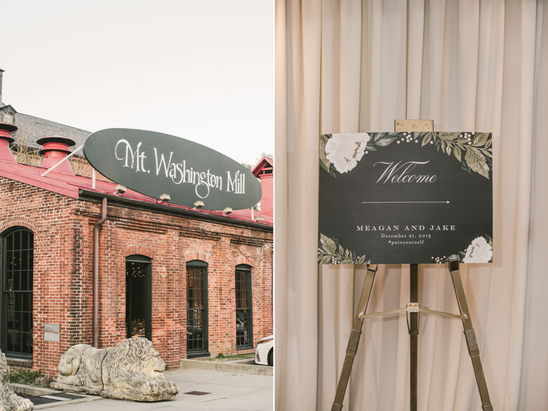 A gorgeous wedding at Mt Washington Mill Dye House in Baltimore, Maryland. Captured by Britney Clause Photography