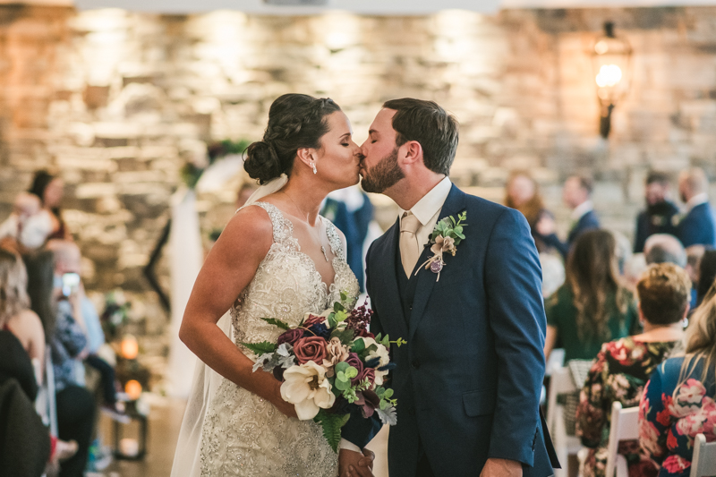 A gorgeous wedding ceremony at Kurtz's Beach in Pasadena, Maryland by Britney Clause Photography