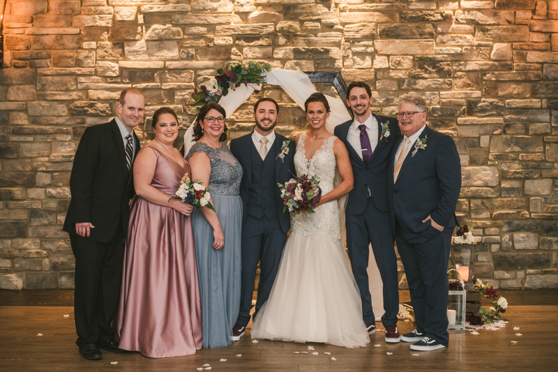 A gorgeous wedding ceremony at Kurtz's Beach in Pasadena, Maryland by Britney Clause Photography