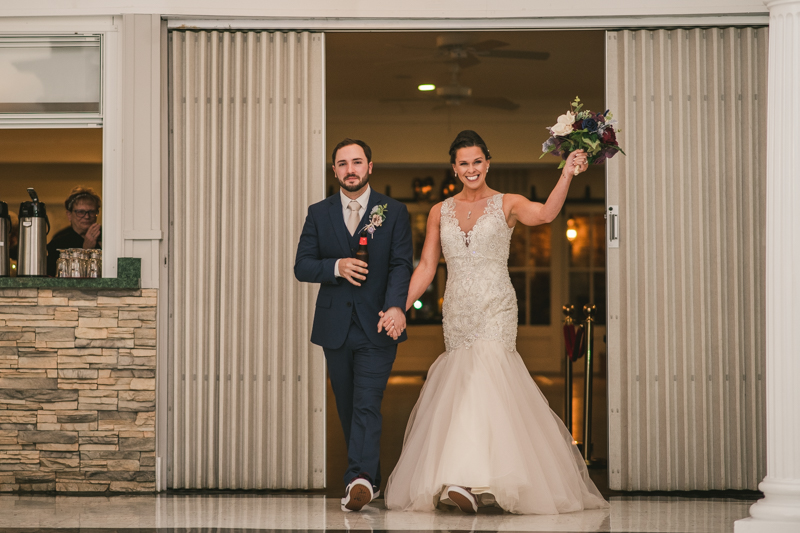 A fun and magical wedding reception at Kurtz's Beach in Pasadena, Maryland by Britney Clause Photography