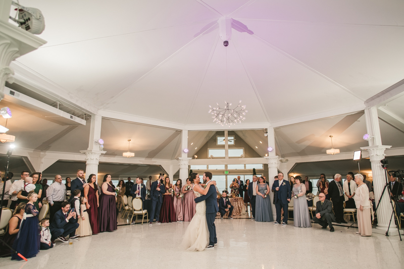 A fun and magical wedding reception at Kurtz's Beach in Pasadena, Maryland by Britney Clause Photography