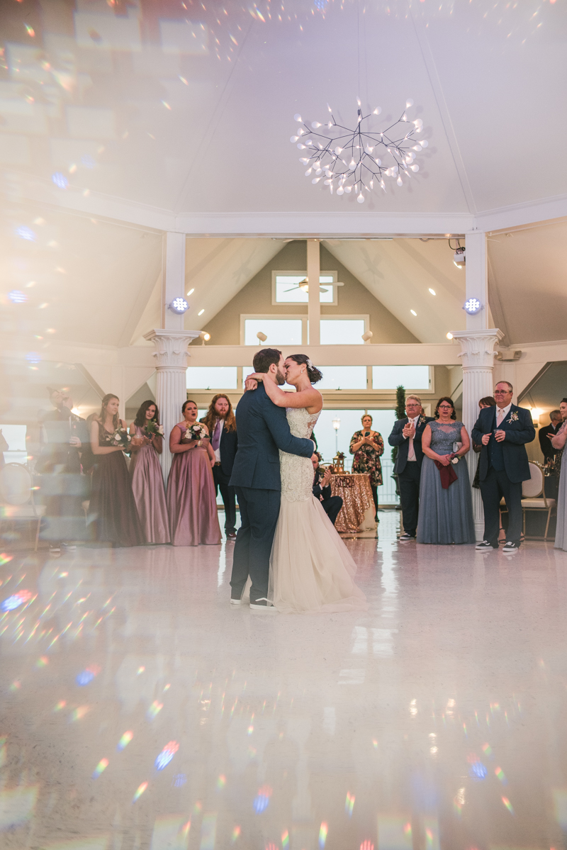 A fun and magical wedding reception at Kurtz's Beach in Pasadena, Maryland by Britney Clause Photography