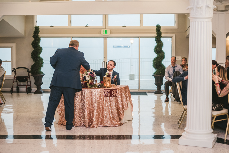 A fun and magical wedding reception at Kurtz's Beach in Pasadena, Maryland by Britney Clause Photography