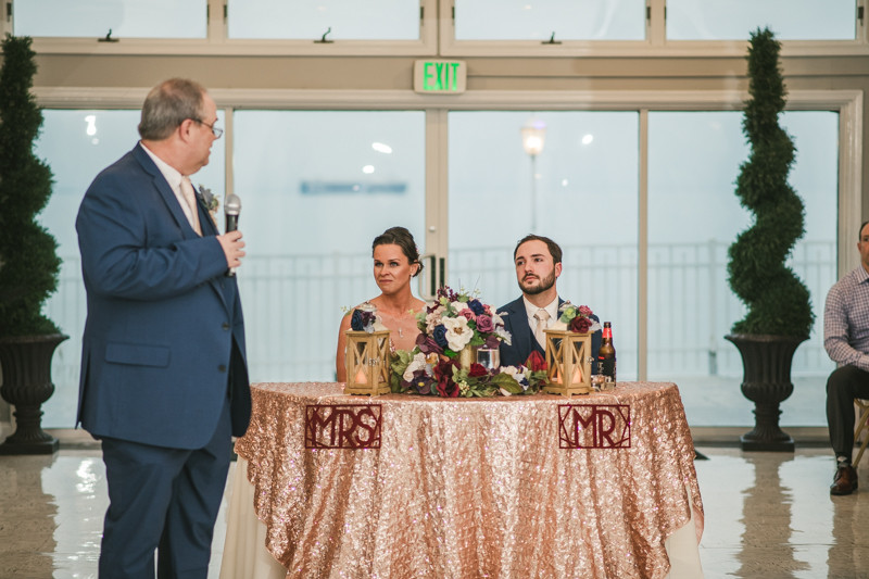 A fun and magical wedding reception at Kurtz's Beach in Pasadena, Maryland by Britney Clause Photography