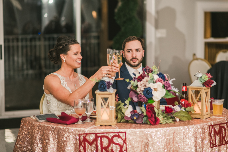 A fun and magical wedding reception at Kurtz's Beach in Pasadena, Maryland by Britney Clause Photography