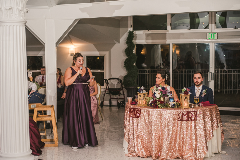 A fun and magical wedding reception at Kurtz's Beach in Pasadena, Maryland by Britney Clause Photography