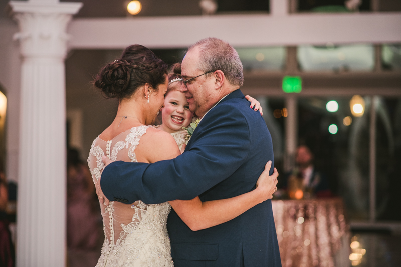 A fun and magical wedding reception at Kurtz's Beach in Pasadena, Maryland by Britney Clause Photography