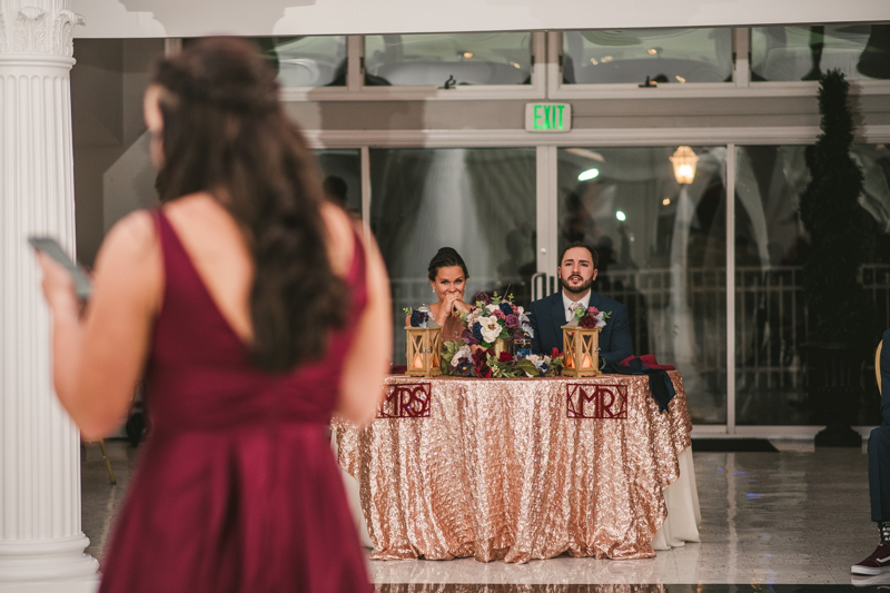 A magical wedding surprise from Mickey and Minnie Mouse at Kurtz's Beach in Pasadena, Maryland by Britney Clause Photography