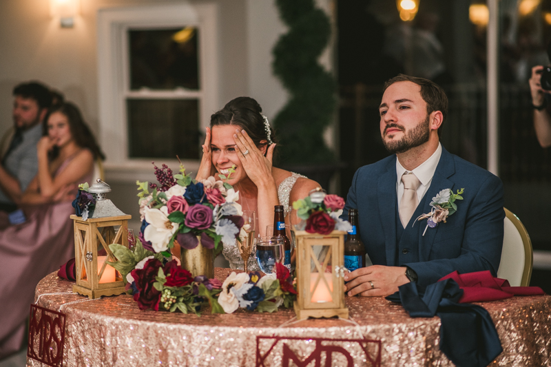 A magical wedding surprise from Mickey and Minnie Mouse at Kurtz's Beach in Pasadena, Maryland by Britney Clause Photography