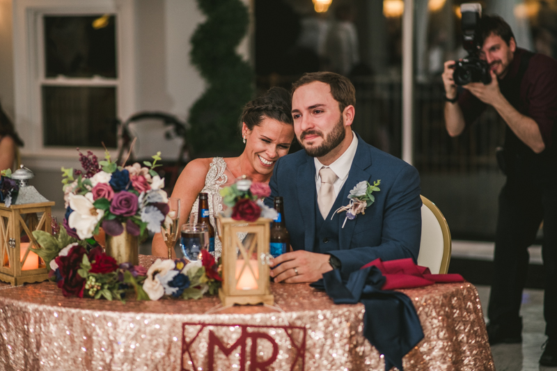 A magical wedding surprise from Mickey and Minnie Mouse at Kurtz's Beach in Pasadena, Maryland by Britney Clause Photography