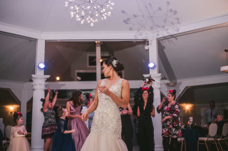 A fun and magical wedding reception at Kurtz's Beach in Pasadena, Maryland by Britney Clause Photography