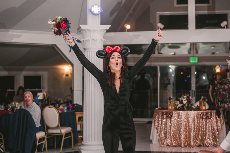 A fun and magical wedding reception at Kurtz's Beach in Pasadena, Maryland by Britney Clause Photography