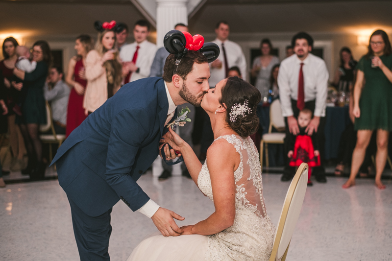 A fun and magical wedding reception at Kurtz's Beach in Pasadena, Maryland by Britney Clause Photography