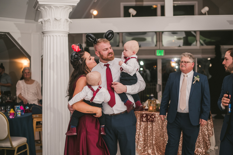 A fun and magical wedding reception at Kurtz's Beach in Pasadena, Maryland by Britney Clause Photography