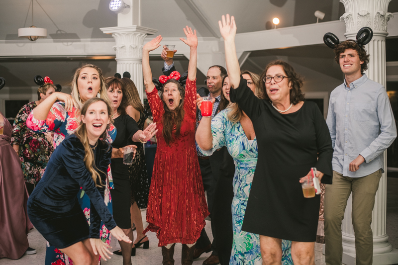 A fun and magical wedding reception at Kurtz's Beach in Pasadena, Maryland by Britney Clause Photography