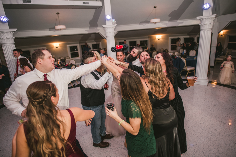 A fun and magical wedding reception at Kurtz's Beach in Pasadena, Maryland by Britney Clause Photography