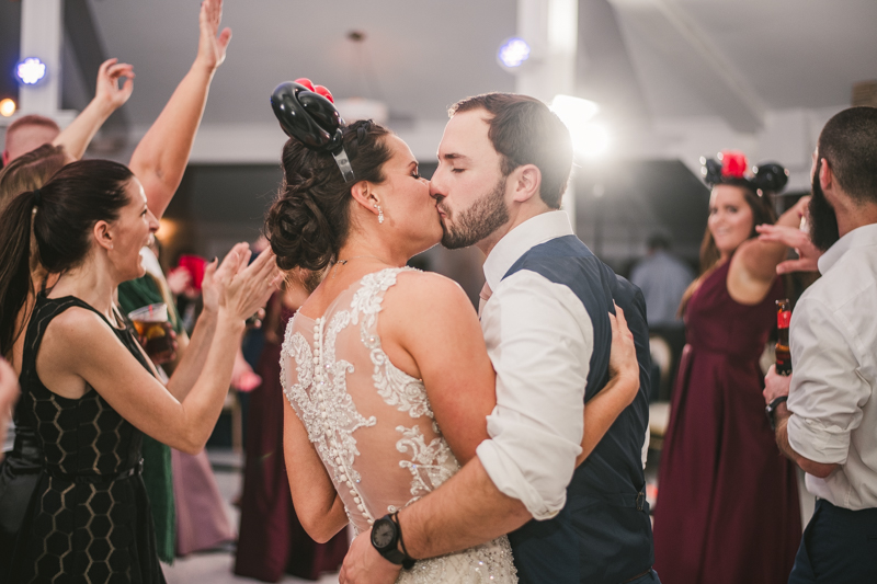 A fun and magical wedding reception at Kurtz's Beach in Pasadena, Maryland by Britney Clause Photography