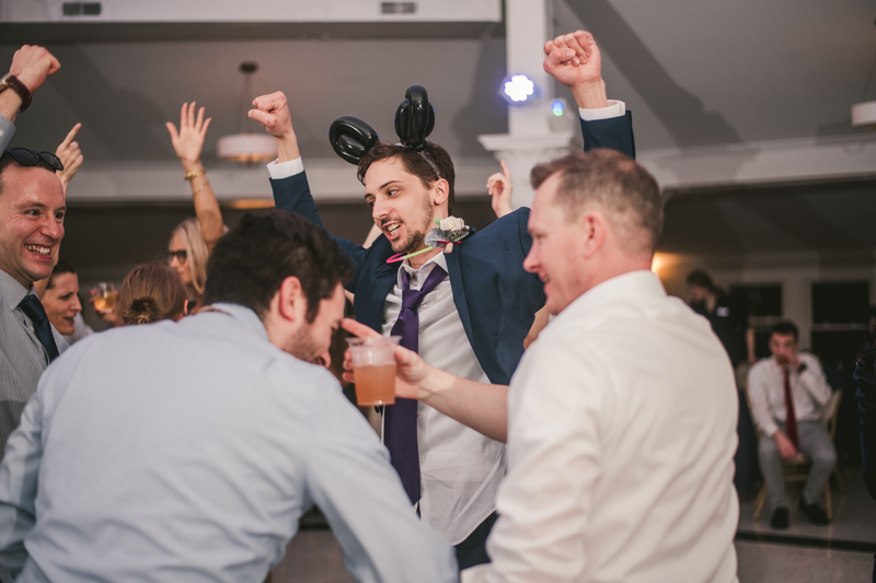 A fun and magical wedding reception at Kurtz's Beach in Pasadena, Maryland by Britney Clause Photography