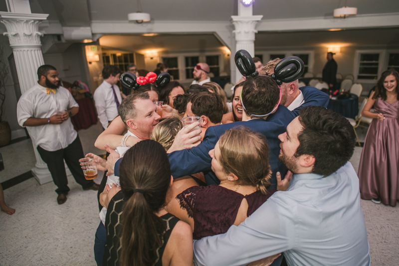 A fun and magical wedding reception at Kurtz's Beach in Pasadena, Maryland by Britney Clause Photography