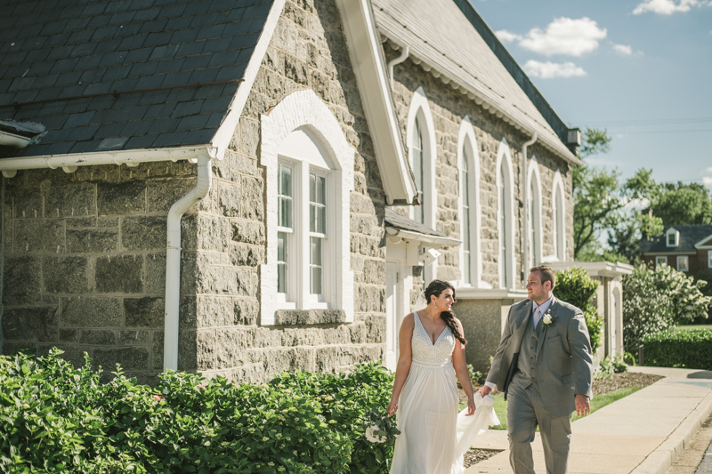 A gorgeous Catonsville wedding ceremony at St. Mark Church by Britney Clause Photography