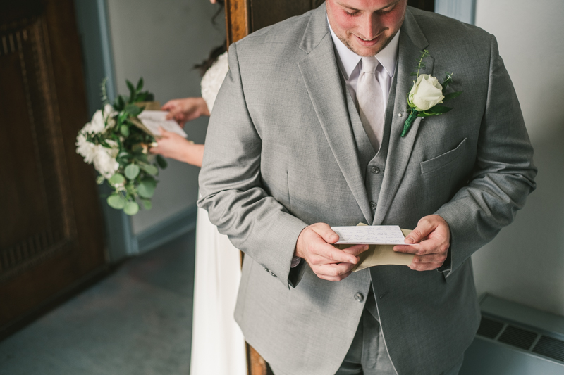 A gorgeous Catonsville wedding ceremony at St. Mark Church by Britney Clause Photography