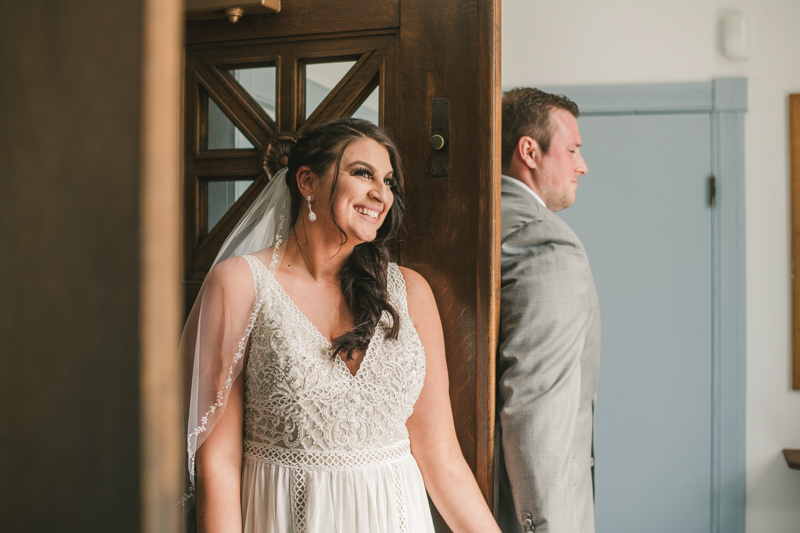 A gorgeous Catonsville wedding ceremony at St. Mark Church by Britney Clause Photography