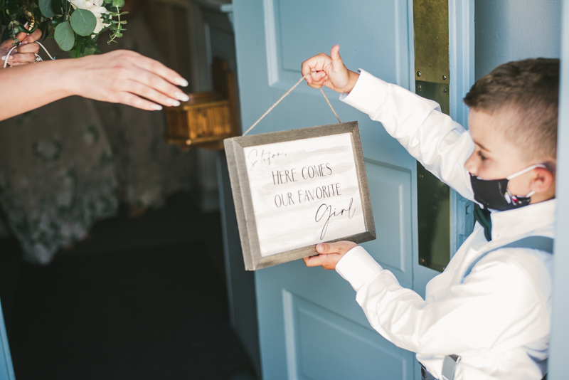 A gorgeous Catonsville wedding ceremony at St. Mark Church by Britney Clause Photography