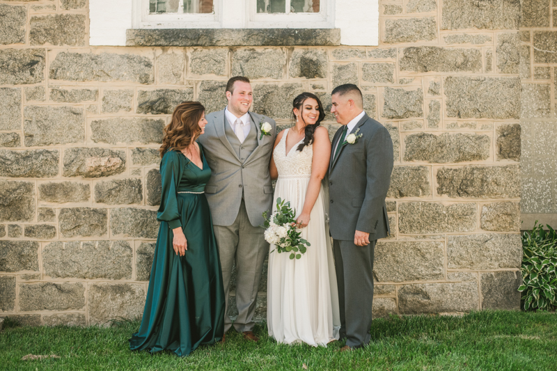 A gorgeous Catonsville wedding ceremony at St. Mark Church by Britney Clause Photography