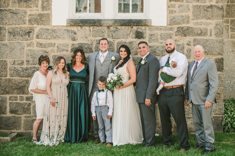 A gorgeous Catonsville wedding ceremony at St. Mark Church by Britney Clause Photography