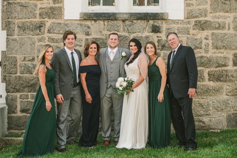 A gorgeous Catonsville wedding ceremony at St. Mark Church by Britney Clause Photography